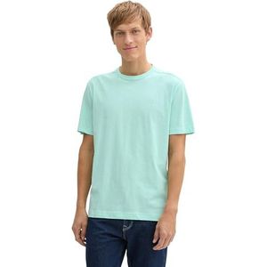 TOM TAILOR T-shirt voor heren, 37105 - Bright Mint Green, M