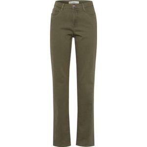 BRAX Dames Style Carola Blue Planet: Duurzame Five-Pocket Jeans, Kaki, 25W / 32L