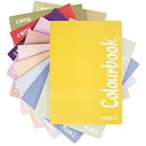 Colourbook Maxi Plus Notitieboek, A4, 10 Stuk, Veelkleurig, Liniaal 3. Klasse