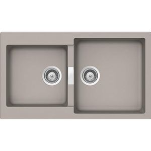 Schock Primus N200Ap42 gootsteen Cristalite Plus 86 x 50 x 20 cm, taupe