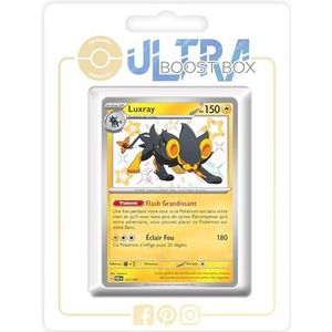 Luxray 137/091 Shiny - Ultraboost X Écarlate et Violet 4.5 - Destinées de Paldea Doos met 10 Franse Pokemon kaarten