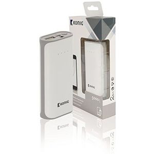 König KNPB5000WH draagbare accu USB 5000