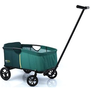 Hauck 933057 Bolderwagen Eco Light, Stabiel, met Zitkussen voor 1 Kind, Inklapbaar, Belastbaar tot 50 kg, Groen