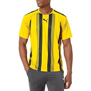 PUMA mens Teamliga Jersey T Shirt, Cyber Yellow/Black, Small US