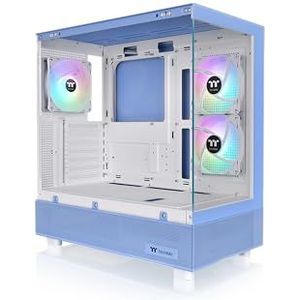 Thermaltake View 270 Plus TG ARGB CA-1Y7-00MFWN-01 Midi-behuizing E-ATX Case; 3 x 120 mm ARGB-ventilatoren inbegrepen; ondersteunt tot 360 mm radiator; voor- en zijkant van dubbel gehard glas; zwart