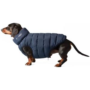 HUGO & HUDSON X HACKETT Omkeerbare hond Puffer Jas Warme Winterjas, Navy & Berry S30