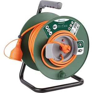 Electraline 49235 verlengkabel voor de tuin, lengte 40 m, kabeldoorsnede 2 x 1,5 mm²