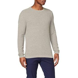 JACK & JONES Jjerob Knit Crew Neck STS Pullover voor heren, Stoffige olijf/detail: twisted with Cloud Dancer., 40