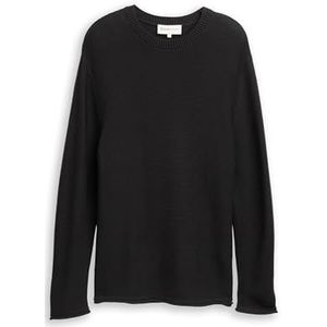 TOM TAILOR DENIM - Trui - Grijs - Knitwear - Lange Mouw