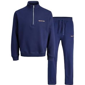 Jack & Jones - Norrebro Set - Blauw - Sweater en Joggingbroek