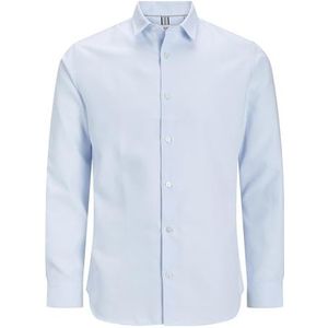 JACK & JONES Heren Jjeharvey Shirt Ls Noos Broek, Cashmere Blue, S