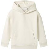 TOM TAILOR - 1044357 - Oversized Kinderhoodie - Grijs Wit - Met Print Op De Rug