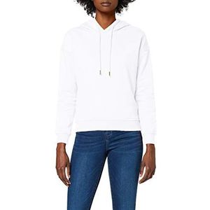 Urban ClassicsdamesSweatshirt met capuchondames hoodie,Wit,L