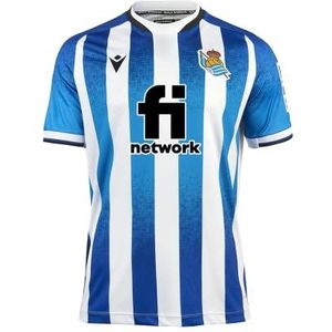 Real Sociedad T-Shirt,Unisex Kids,White and Blue,JL