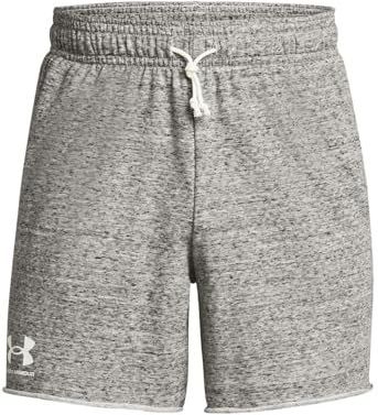 Under Armour - Rival Terry - Shorts - Wit - 15,2 cm