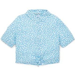 TOM TAILOR Meisjes blouse 1035166, 32117 - Blue Flower Print, 134