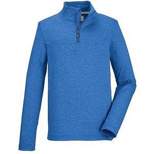 Killtec Ksw 185 Bys Ls Shrt Functioneel shirt met opstaande kraag en ritssluiting voor jongens