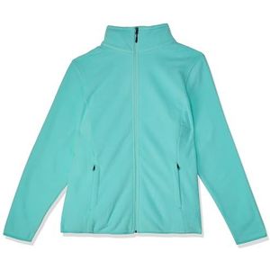 Amazon Essentials Dames Classic-Fit lange mouwen volledige rits Polar zachte fleece jas (verkrijgbaar in grote maten), Aqua Blauw, Large, Aqua Blauw, L