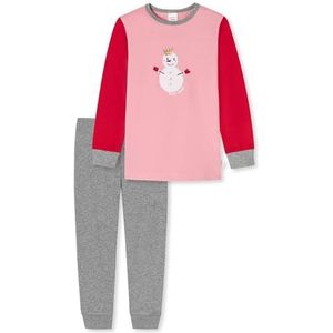 Schiesser - Lange Meisjespyjama - Roze