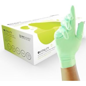 Unigloves Vitality GD0011 Moisturising Mint Latex Onderzoekshandschoenen