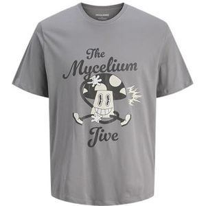 JACK & JONES Jjmasao Tee Ss Crew Neck, Ultimate Grey, XS