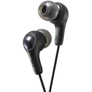 JVC HA-FX7-E ""Gumy Plus"" in-ear hoofdtelefoon - zwart