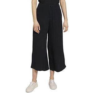 TOM TAILOR Denim Dames culotte broek 1025731, 14482 - Deep Black, XS