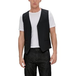 s.Oliver Heren Vest BLACK 44, zwart, 44