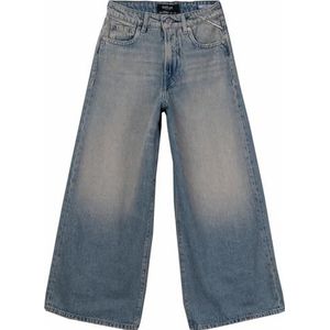 Replay meisjes wide leg jeans Aidyna, 011 Super Light Blue, 8 Jaar