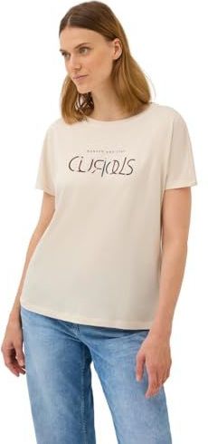 CECIL - Shirt - Katoen-Modaalmix - Korte Mouwen - Boothals