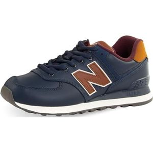 New Balance - 574 - Sneakers - Donkerblauw / Karamel / Cognac