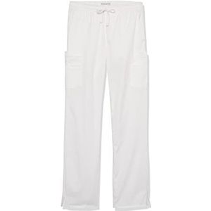 Amazon Essentials Sneldrogende stretchbroek voor dames (verkrijgbaar in grote maten), wit, XS