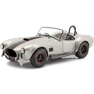 Solido S1804907 1:18 1965 Shelby Cobra 427 MkII-Custom Silver Collectible Miniatuur auto