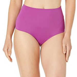 Amazon Essentials Dames zwembroek met hoge taille (verkrijgbaar in grote maten), paars, 4X