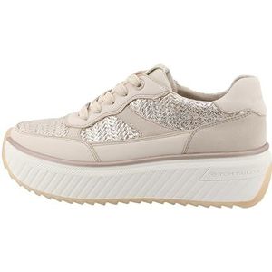 Tom Tailor Dames 9590370008 Sneakers, crème, 37 EU, crème, 37 EU