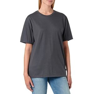 Trigema Dames T-shirt van 100% katoen, antraciet, 3XL