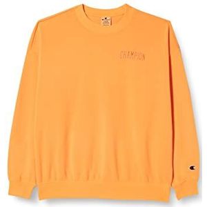 Champion Rochester 1919-C-Campus Crewneck sweatshirt, oranje pop (OPFF), L voor dames, Pop Oranje (Opff), L