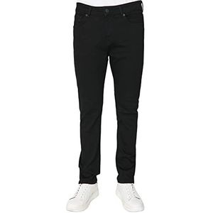 Trendyol Slim jeans voor heren, zwart, 33, Zwart, 33W