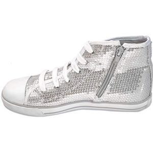 PRIMIGI College G69 sneakers voor meisjes, Zilver Argent Silver, 28 EU