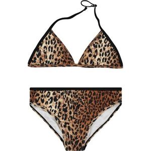 Vingino Zestha bikiniset voor meisjes, Multicolor Brown, 164 cm