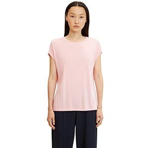 TOM TAILOR Denim Dames Loose Fit Basic T-shirt 1030942, 19765 - Soft Pink, M