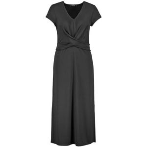 TAIFUN jurk gebreid, zwart, 36