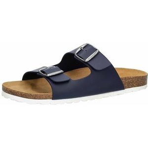 Gezondheidsslippers - Blauw - Synthetisch - Gespsluiting