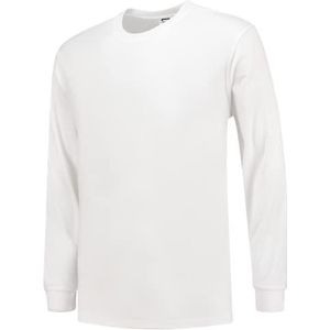 Tricorp 102005 Workwear UV-bescherming lange mouwen T-shirt, 50% polyester/50% polyester, CoolDry, 180g/m², wit, maat M