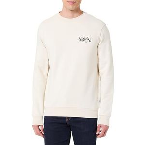 NAPAPIJRI Bine Sweatshirt voor heren, Wit, S