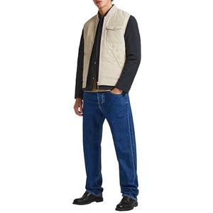 Pepe Jeans Heren Vincenzo Gillet Jas, Bruin (Licht Beige), XS