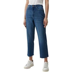 s.Oliver Dames Jeans-broek 7/8, Karolin Straight Leg, 53z4, 32