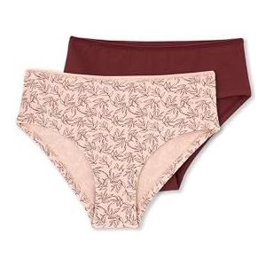 Dagi Dames Multi Colour 2 Pack Regular Waist Hipster, Multi Color, S, Meerkleurig, S