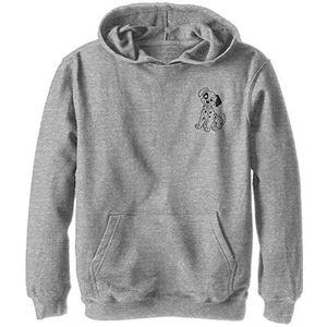 Disney Unisex Patch Line Hoodie voor kinderen, Sportief Heather, XL