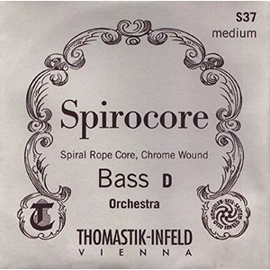 Thomastik Spirocore 4/4 touw voor contrabas, sib-touw, flexibel, spiraalgebonden, chroom, stemming voor solist, medium